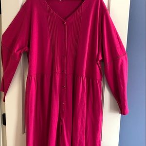 Dreams & Co Pink NWOT Lounge Dress 26w 28w